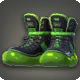 Neonpuffer-Schuhe
